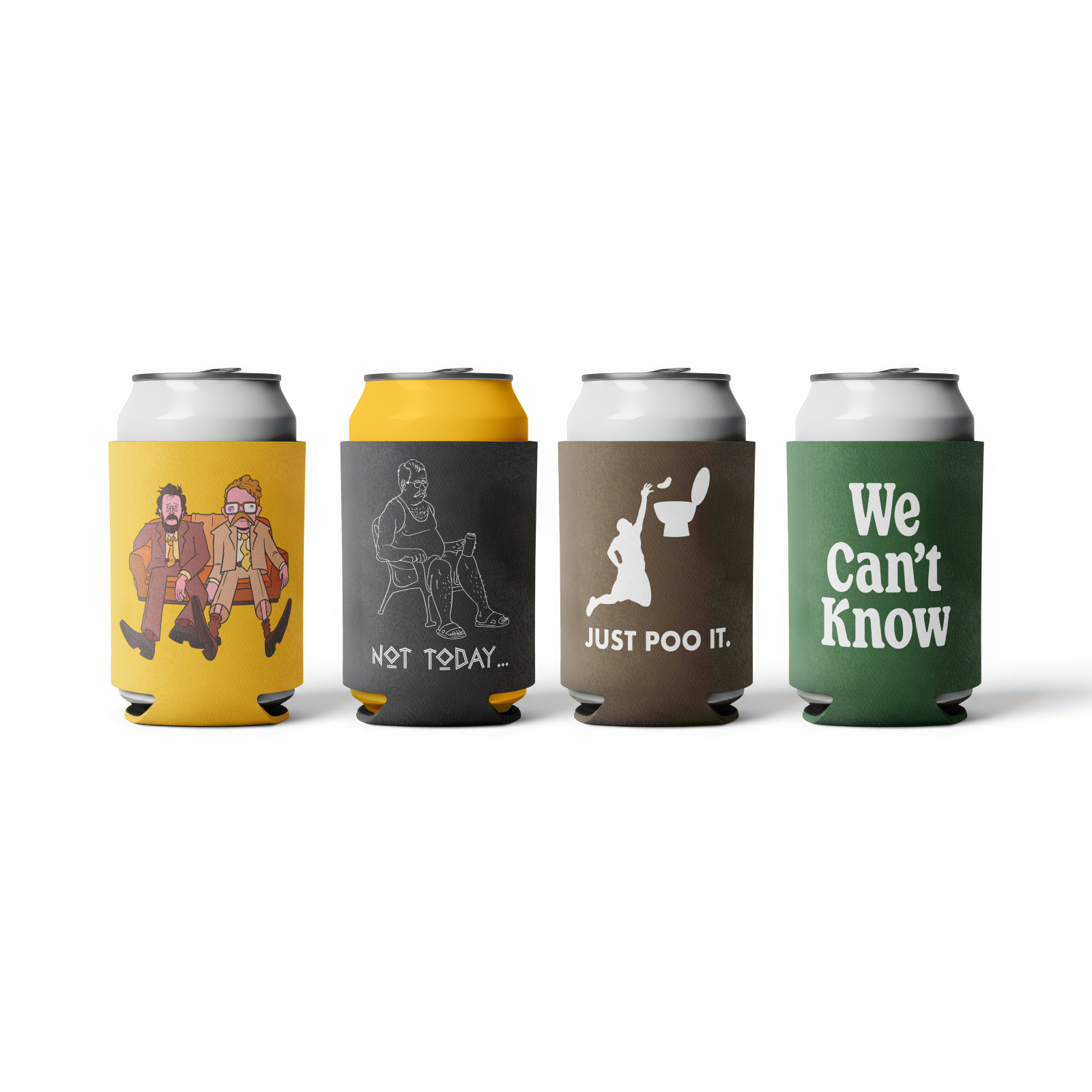 Beer Can Cooler 4 Pack