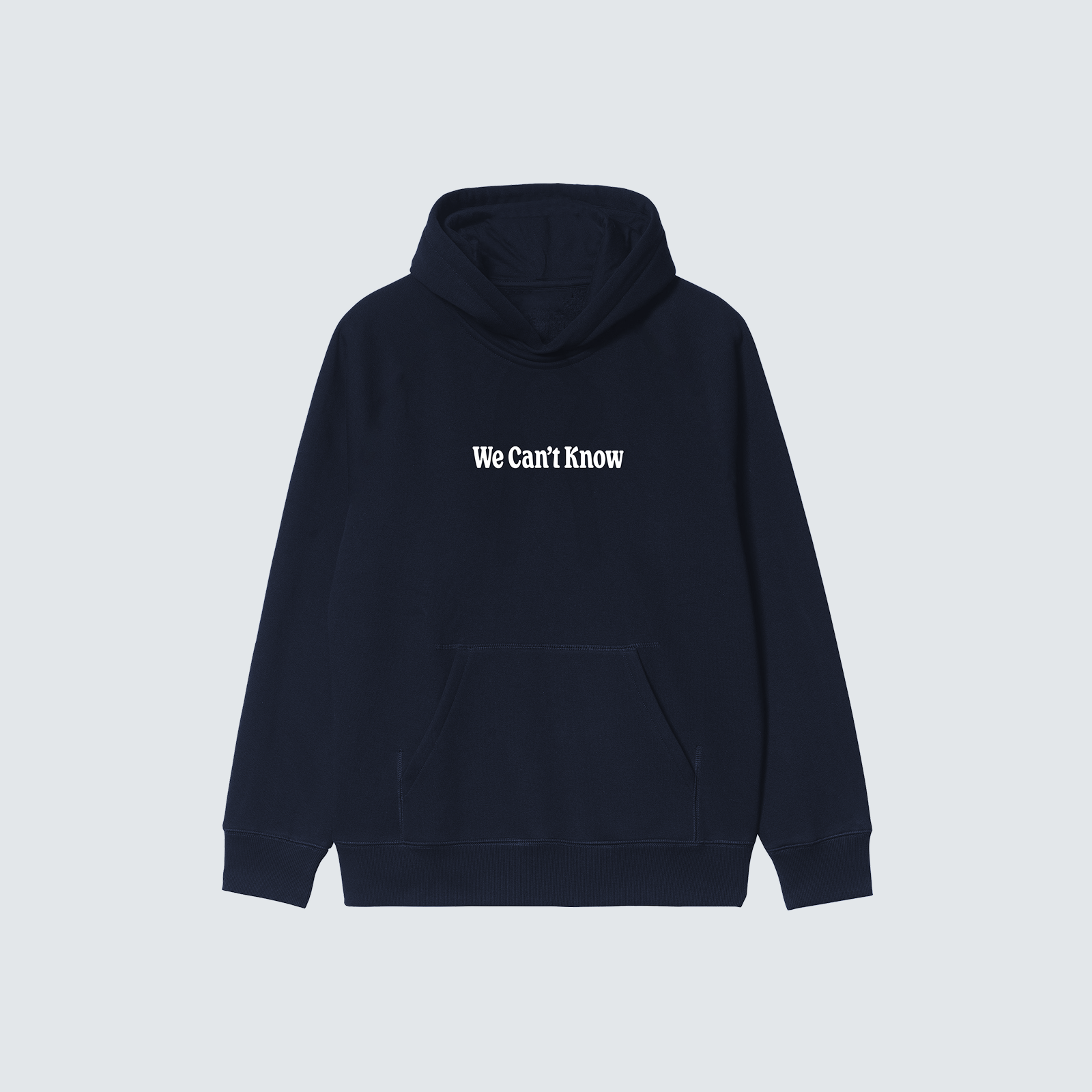 We Can't Know - Navy Hoodie